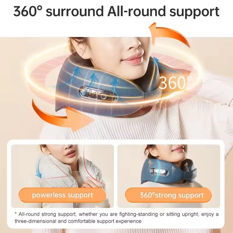 يستخدم المستشفى جهاز تدليك علاج الجر بالضغط الساخن لمريض الرقبة