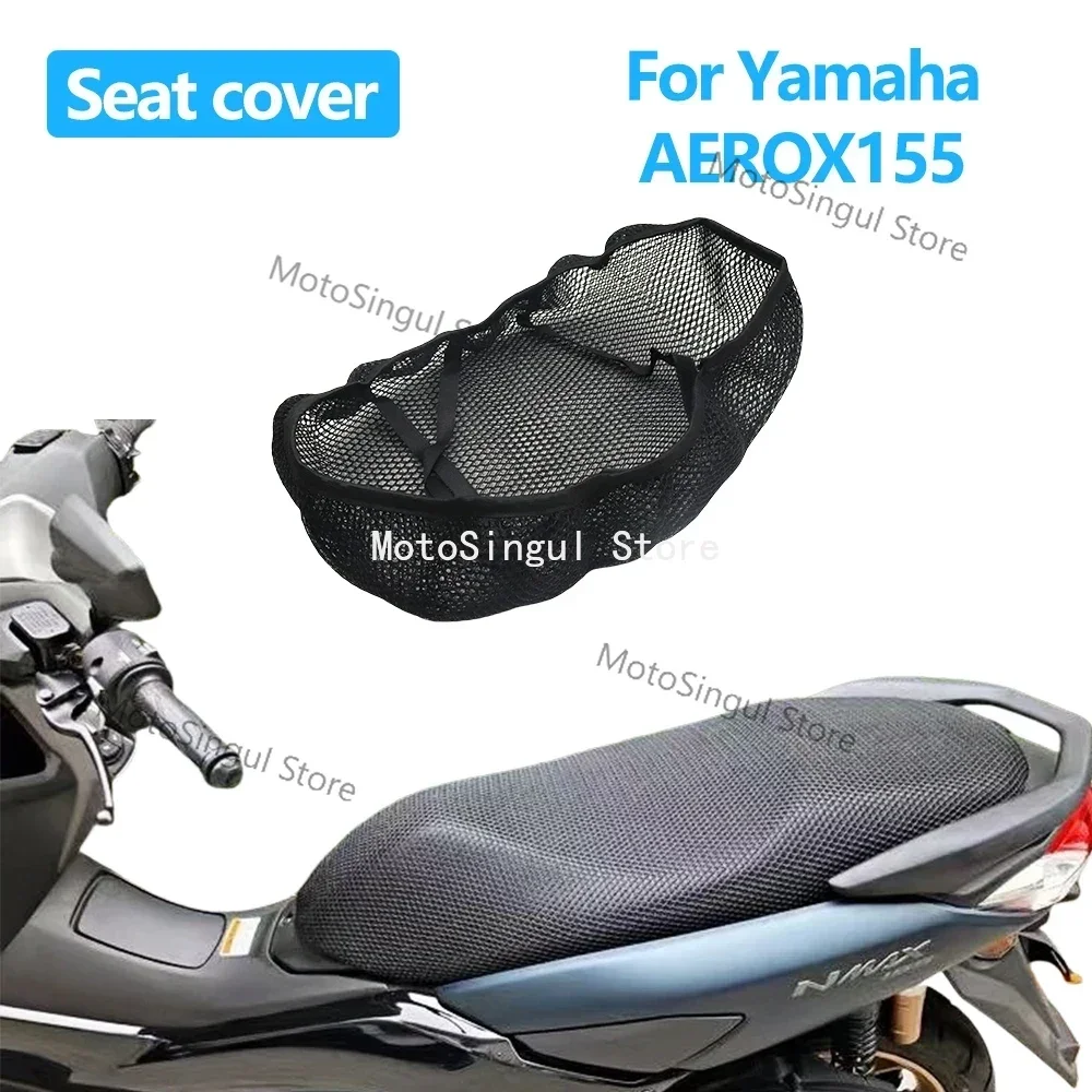 For Yamaha AEROX155 NVX155 NMAX155 SMAX155 AEROX 155 Motorcycle Seat Cover Non-Slip Breathable Heat Insulation Protect Cushion