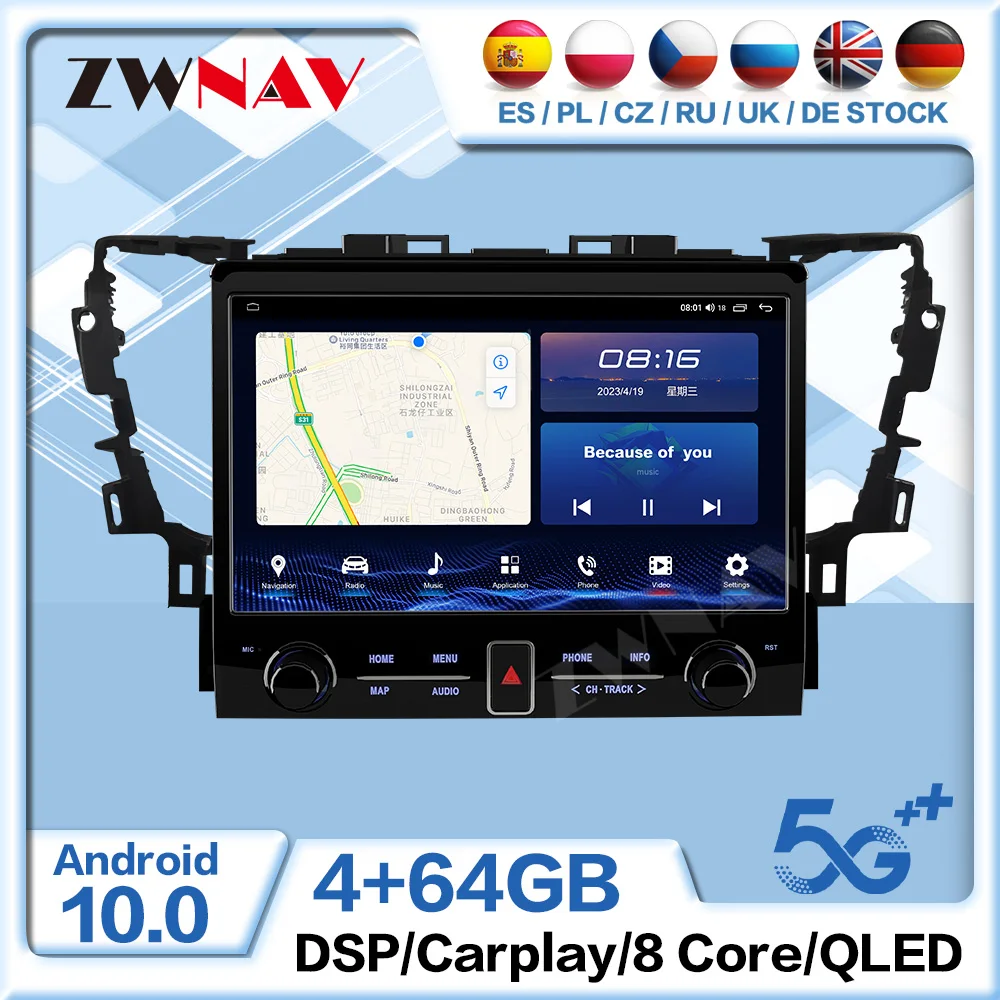 

Мультимедийный плеер Qualcomm Tesla Android 10 для Toyota Alphard 2015 2016 2017 2018 2019 GPS-навигация Радио ресивер обновленный Головной блок