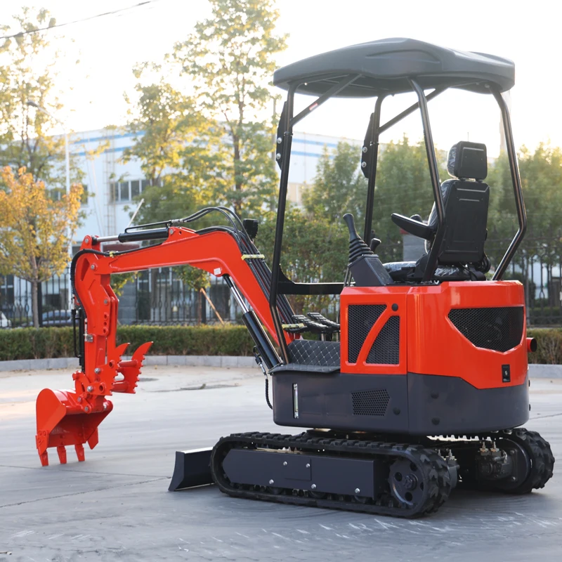 Factory Price 1600kg Small Excavator Construction Machinery Small Mini Excavator High Quality Mini Digger 1.6 Ton