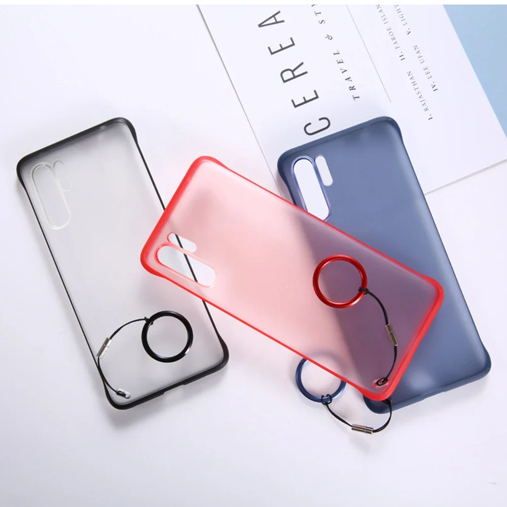 

Ultra Thin Frameless Phone Case For Huawei P20 P30 P40 Pro Mate 20 30 40 Pro Cover For Honor 20 Pro Clear Matte PC Hard Case