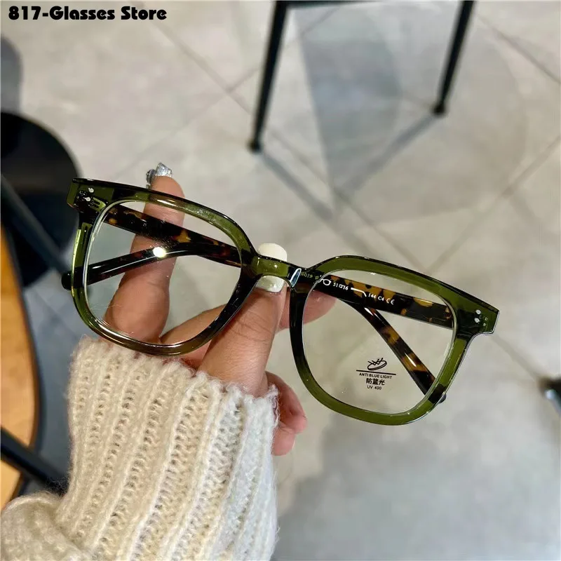 

Myopia Glasses New Trend Men Women Fashion Square Eyewear Luxury Design Optical Eyeglasses