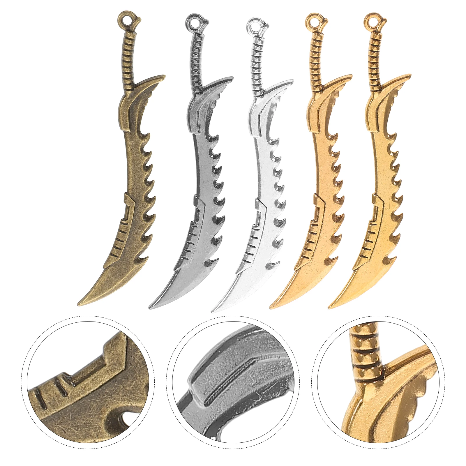 

30pcs Vintage Pendant Jewelry Charms Crafts Accessories DIY Necklace Alloy Retro Style Durable Lightweight Anti Rust