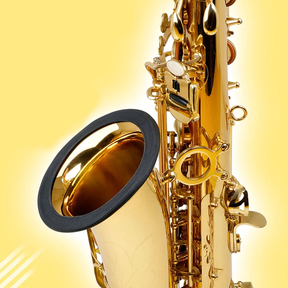 

Silicone Saxophone Mute Dampener Small Compact Replacement For Trumpet Alto Soprano Sax Noise Reduction Durable Odorless Ring