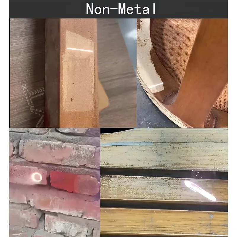 آلة تنظيف بالليزر النبضية على الظهر لطلاء الخشب المعدني وإزالة الصدأ والحجر، حالة جديدة وتعمل بالبطارية #4