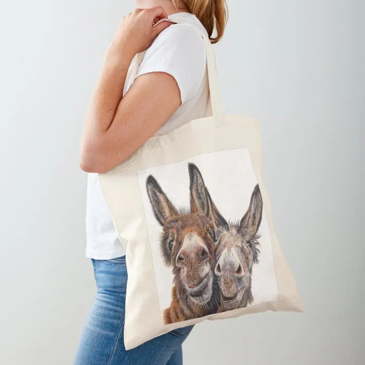 Donkeys - Hee Haw Tote Bag shopping cart bags tote bag university Candy bags