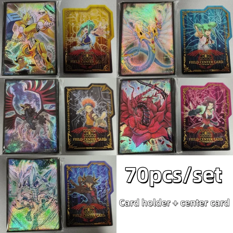 yu-gi-oh-porta-cartoes-dragao-dracao-rosa-negra-power-tool-70-pecas-conjunto-dragao-fada-antigo-brinquedo-de-cartao-de-acrilico-para-centro-de-recreacao-presente