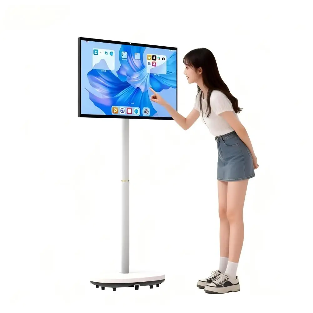 

Сенсорный экран, 8-ядерный процессор, Android 12, 64 ГБ/128 ГБ, встроенный аккумулятор, 13-мегапиксельная камера, умный портативный телевизор с поворотным монитором