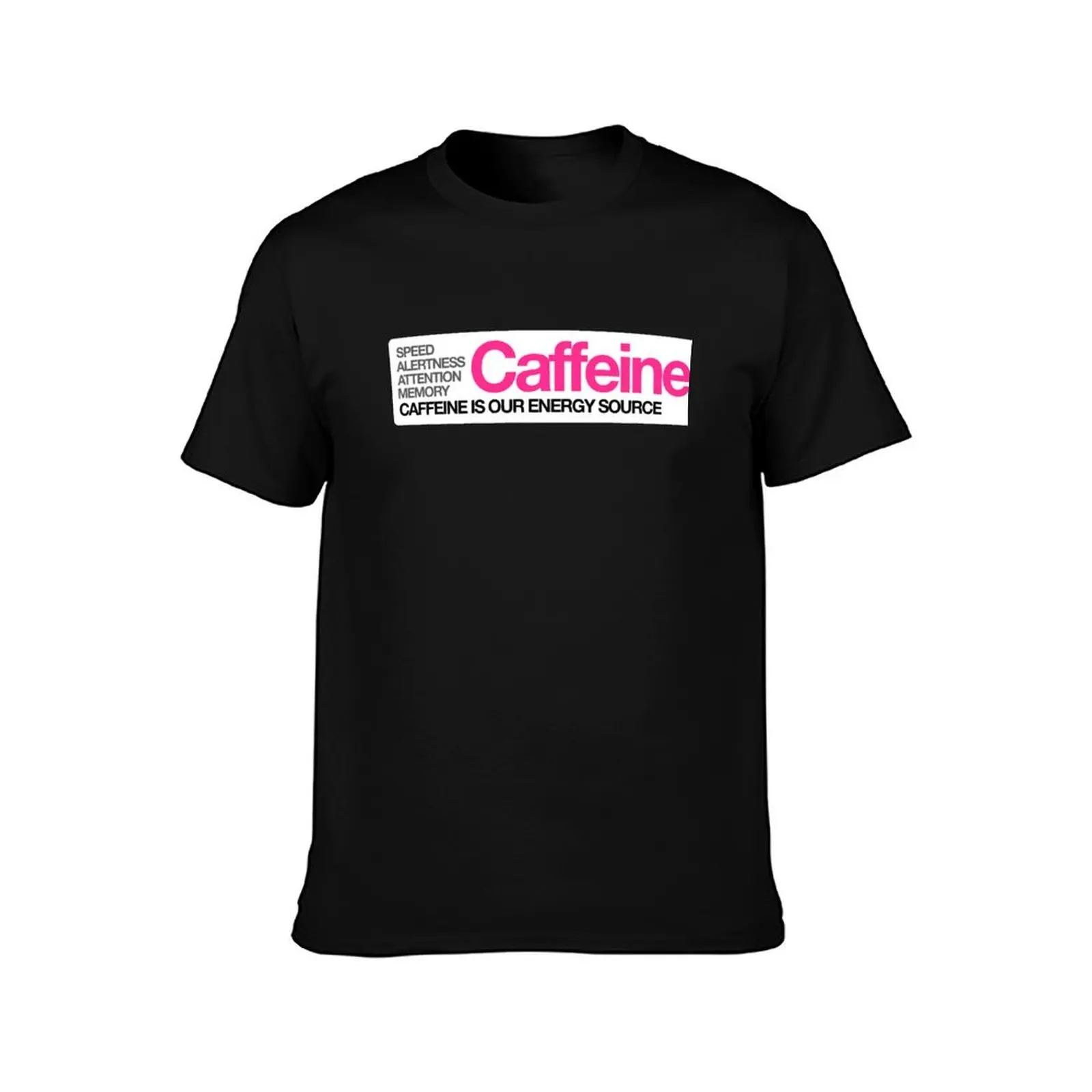 CAFFEINE IS OUR ENERGY SOURCE ENDERPOP T-Shirt Casual Trendy Streetwear Tee Shirt T-Shirt