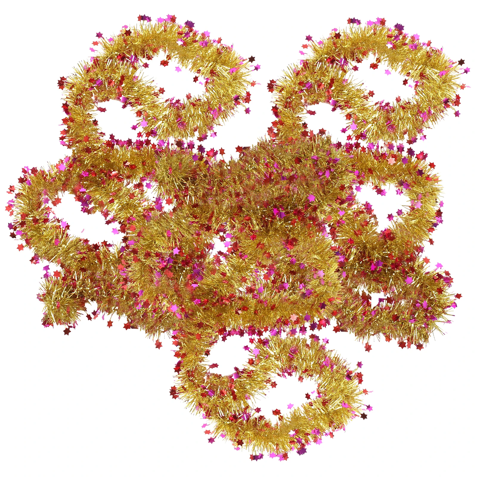 

3pcs Rose Gold Ribbon 8cmx200cm Christmas Decor DIY Wreath Xmas Party Supplies Artificial Plant Decorations