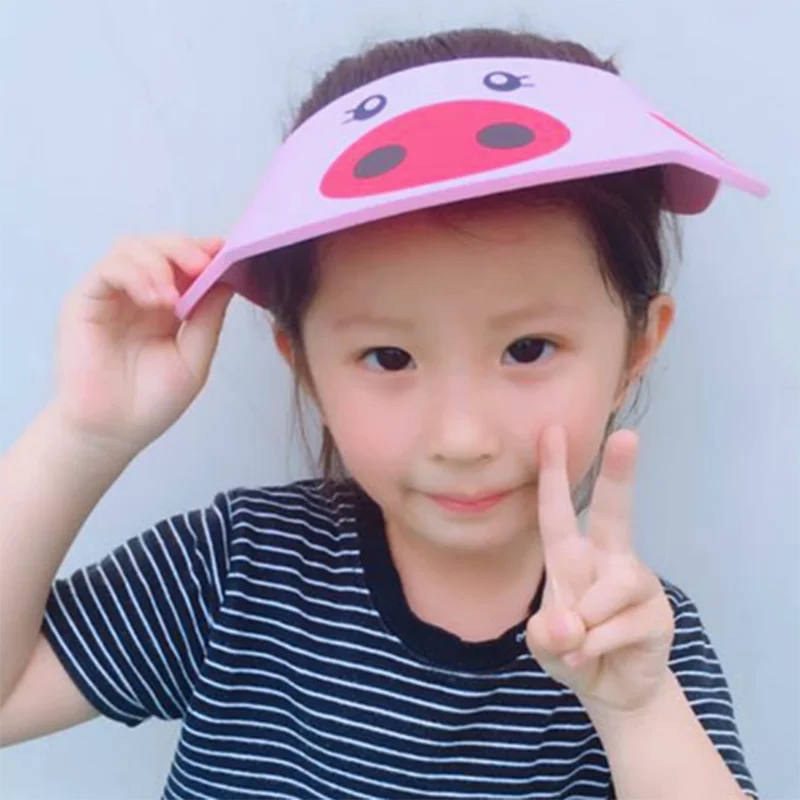Pencucian rambut kartun bayi, pemblokiran air, topi pelindung telinga, topi mandi bayi, alat cuci dan pelindung