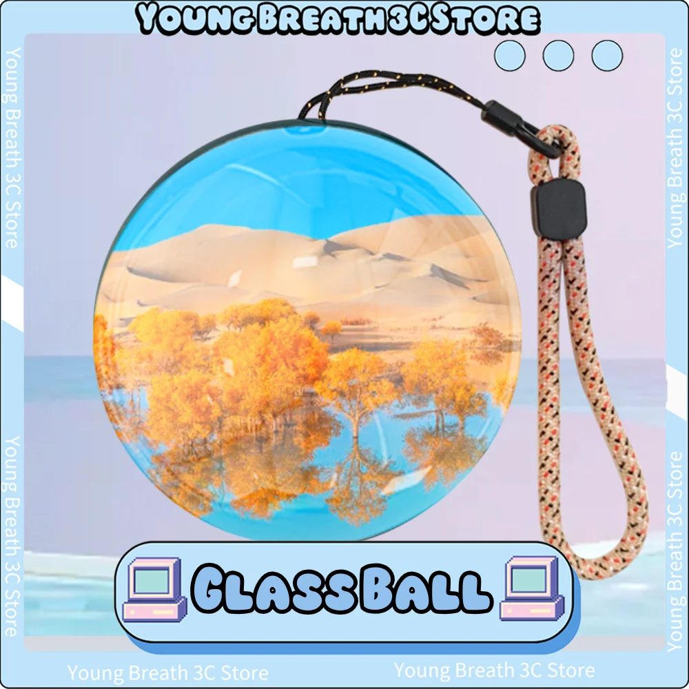 Boule de verre vidéo personnalisable, lampe boule de verre d'art à faire soi-même, affichage de pixels sphériques, cadeaux détachables pour écran de jeu vidéo et sonore