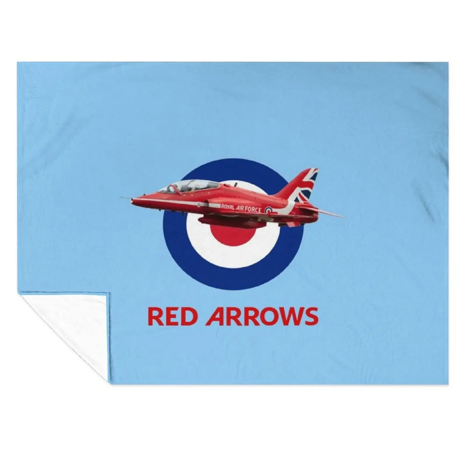 

RAF Red Arrows and Roundel Throw Blanket Giant Sofa Soft Big Plaid Thin Blankets