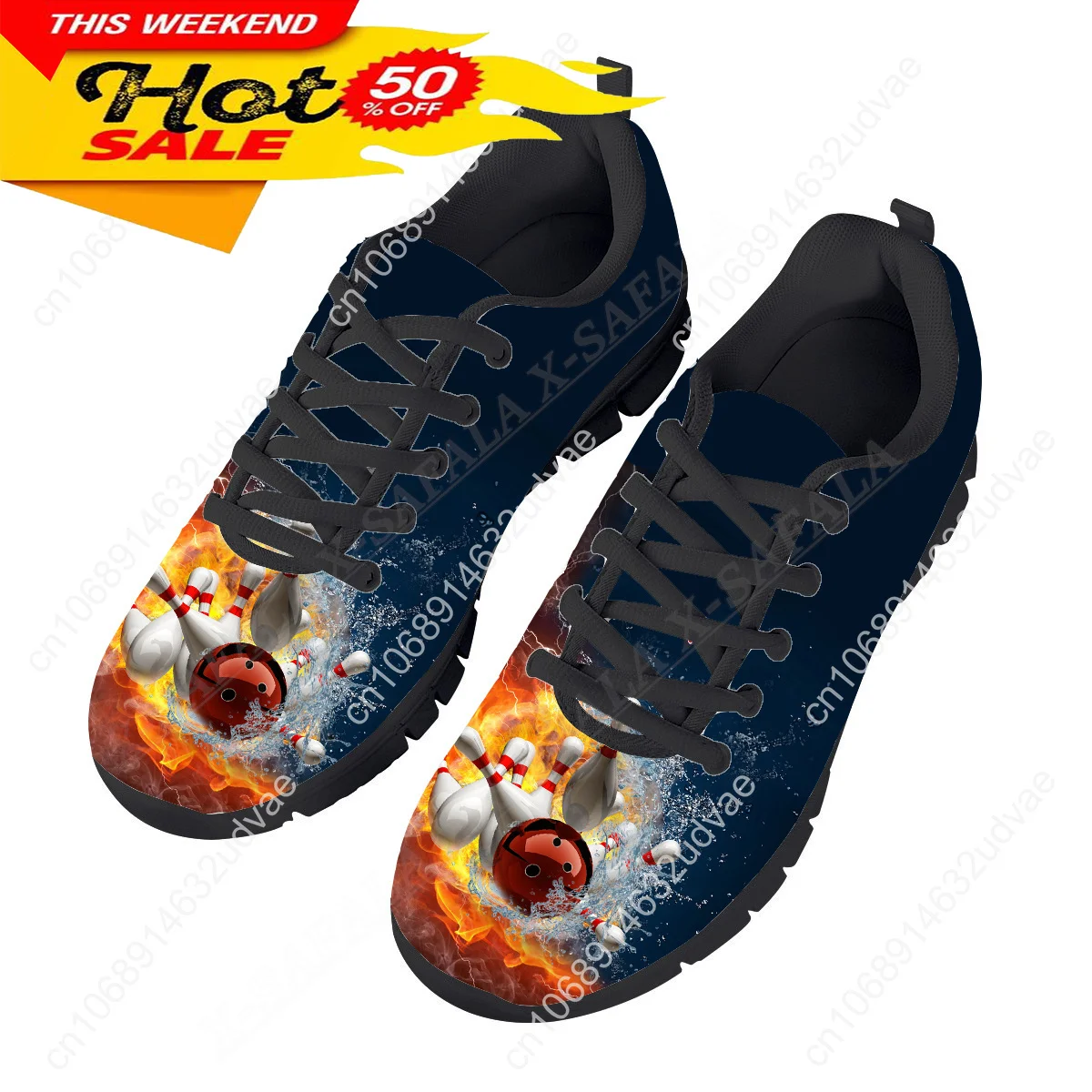 Bowling Player Club Print męskie prosta, na co dzień codzienne buty oddychające Lightweiht siatka sznurowane buty sportowe mężczyźni kobiety