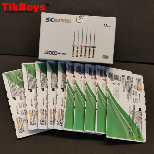 Imagen 2 del producto 6 unids/caja archivo Dental SOCO SC archivo endodóntico cónico de conducto radicular 25mm archivo rotatorio activado por calor materiales flexibles para dentista COXO