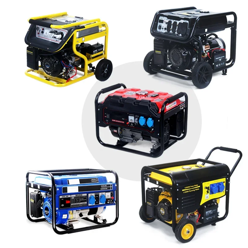 3kva 3kw 3 Phase Electric Start Portable Gasoline Petrol Engine Generator Homemade petrol Generator gasoline generators 3000