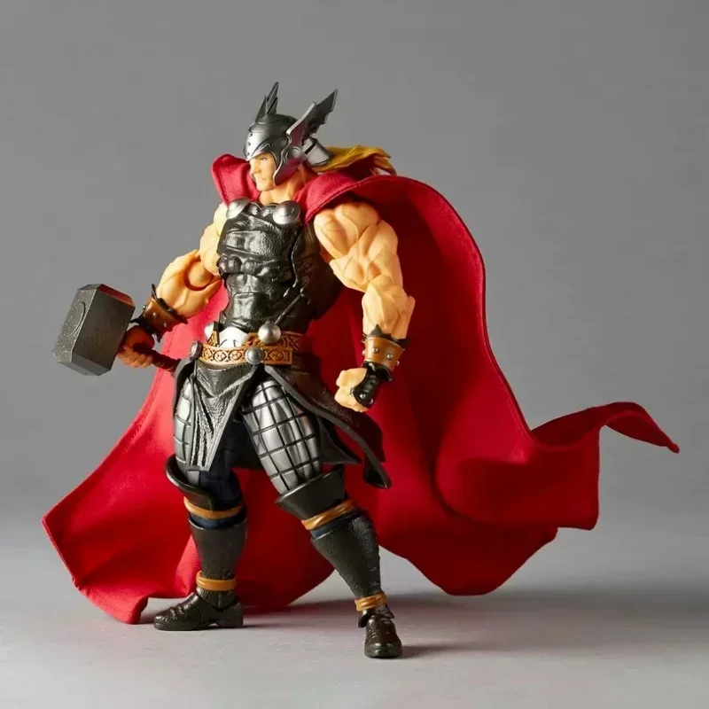 

In Stock Ac Toys Kaiyodo Revoltech Thor Joint Enhanced Version Action Figure Thors Ko Anime Figure Birthday Desktop Decoration
