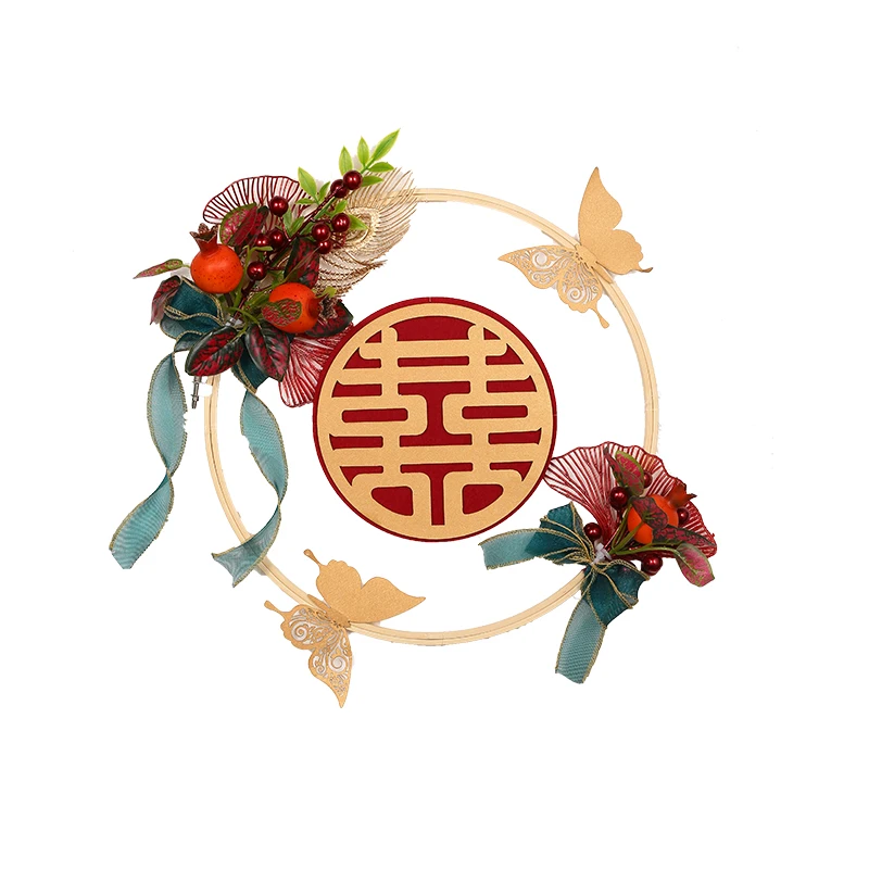 wedding-room-arrangement-wreath-decoration-wedding-three-dimensional-happy-character-pendant-bedroom-decoration-wedding-supplies