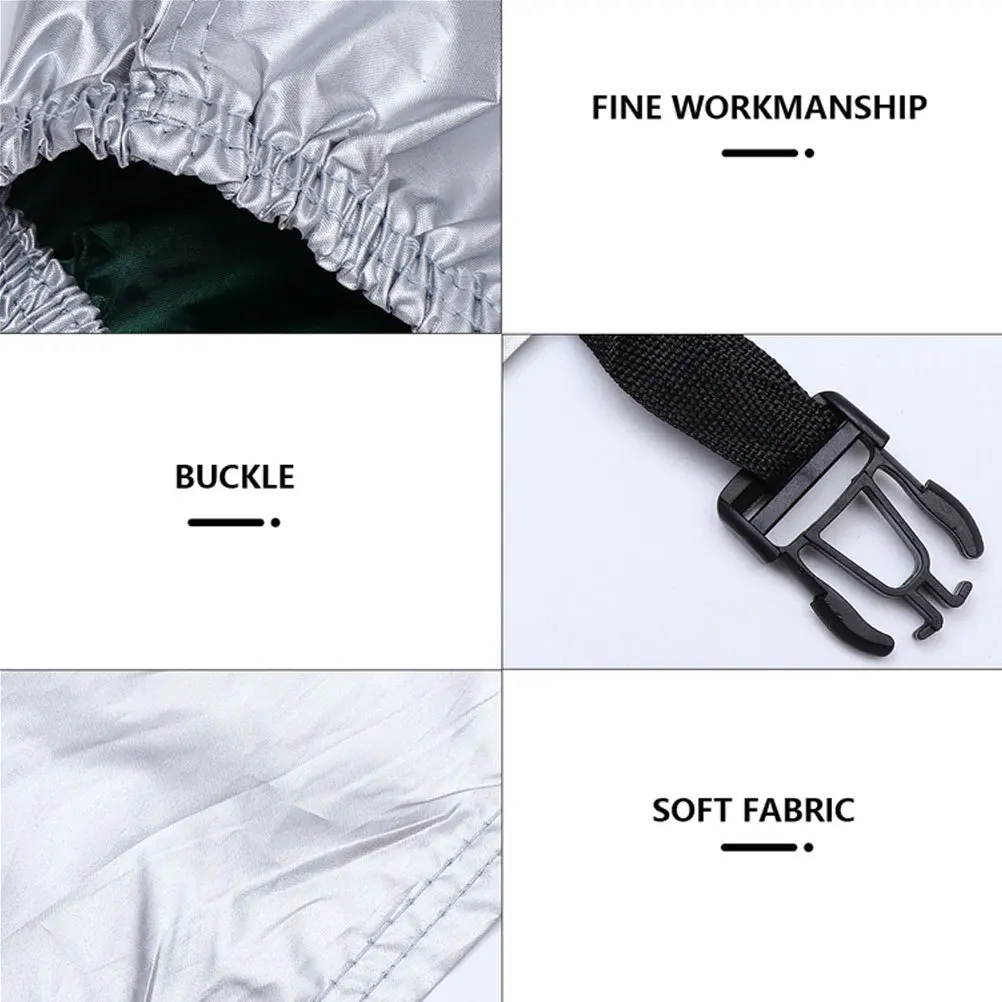 

Чехол для мотоцикла, водонепроницаемый, пылезащитный, для дождя, снега, защиты от ультрафиолета, для хранения на открытом воздухе, в помещении, дышащий чехол для велосипеда