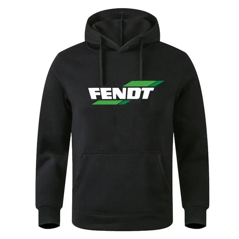 2024 Spring Winter Mens Sweatshirt Tractor FENDT Hoodies high quality Brand Pullover Warm Fleece Hoody Casual Streetwear