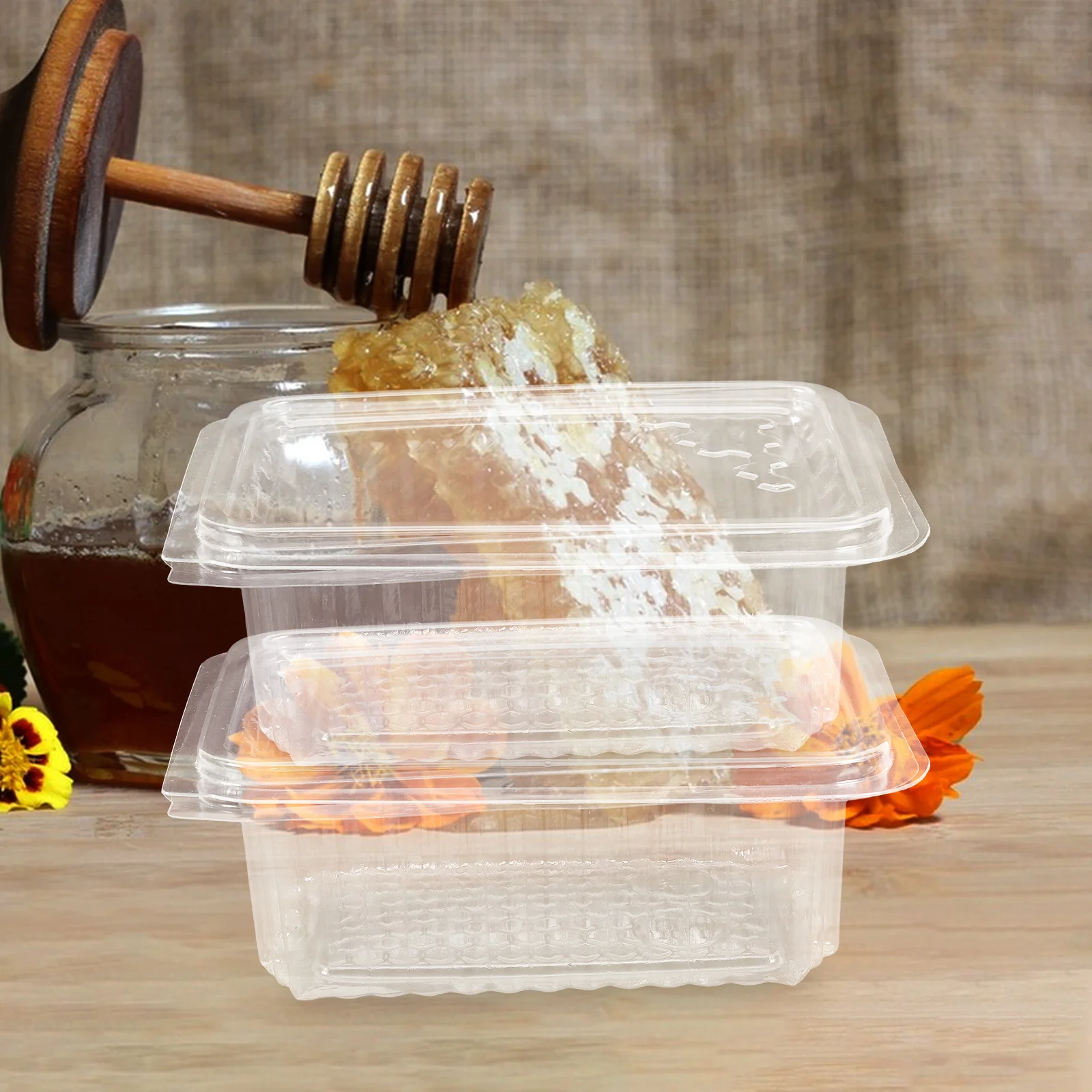 

10Pcs Clear Honeycomb Box Lid Beekeeping Tool Honey Storage Accessory Organizer Honey Equipment Beehive Beekeeping Tools