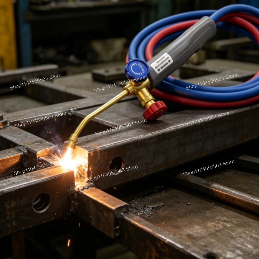 Brazing Welding Torch - Works with Propane/Oxygen/MAPP Gas Fuels