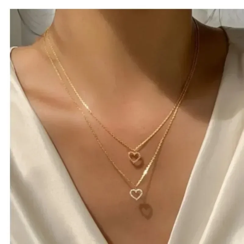 Delysia King  Double layered love necklace