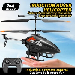 M6 Remote Control Helicopter Altitude Hold 2.4GHZ 4CH RC Helicopters with LED Light Durable Airplane Drone Toys Gifts