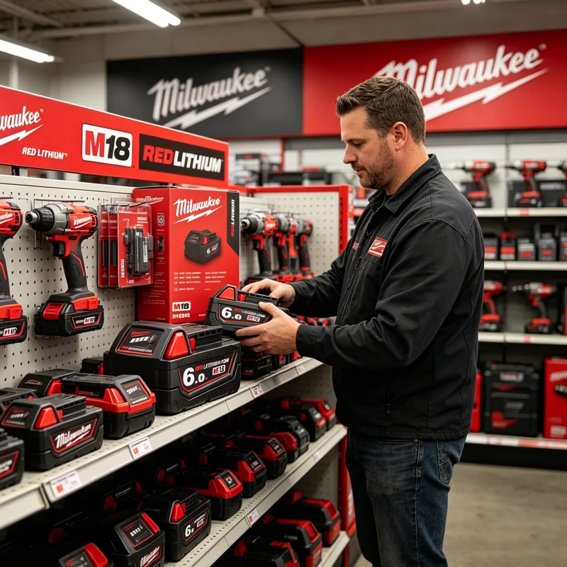 

100%Milwaukee Original18V M18 Milwaukee Lithium ion Battery M18 B6 XC 48-11-1815 2604-20 48-11-18501860Rechargeable tool attery