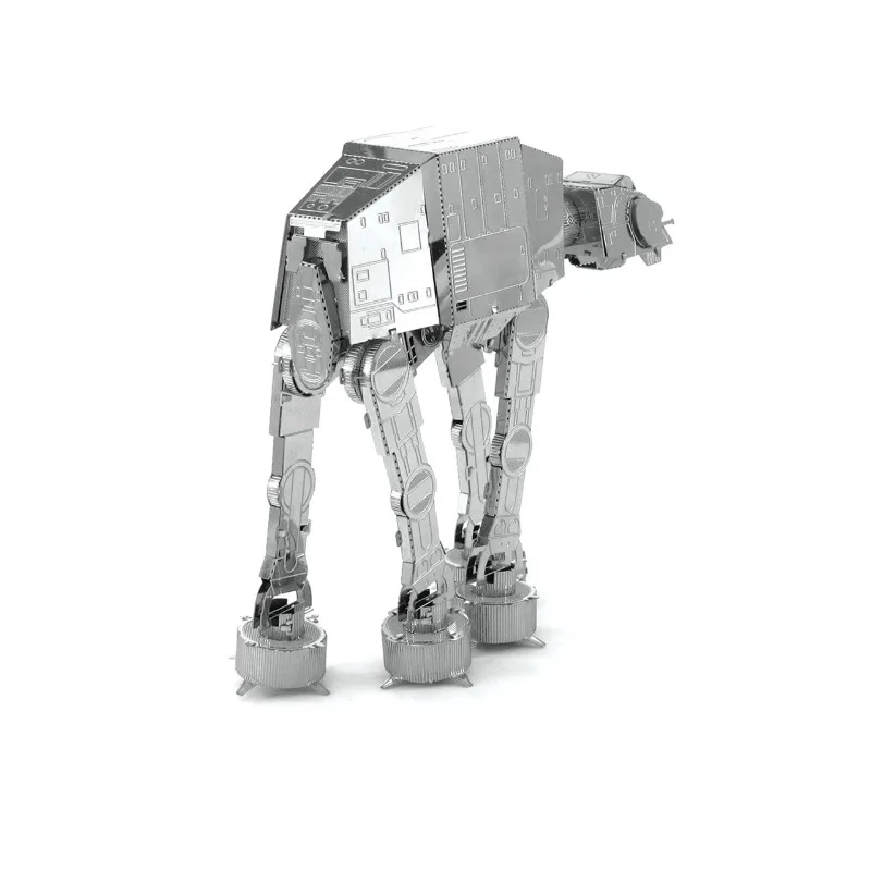 DIY 3D Metal Model Building Kit R2D2 C3PO XWing Star Destroyer Millennium Falcon ATAT Puzzle Toy Collectible Desktop Decoration view 3