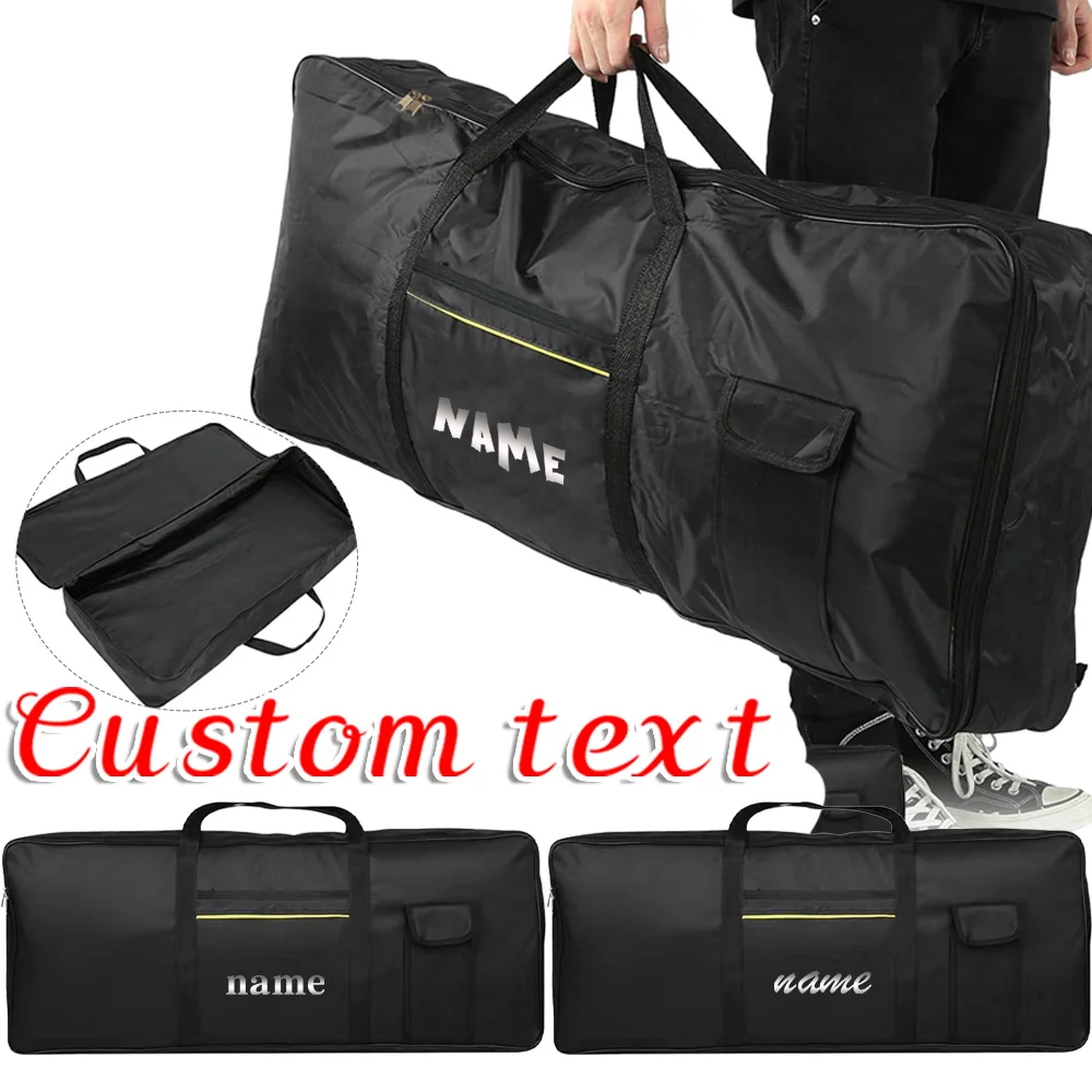 Customized Name 61 Key Electronic Piano Bag Oxford Cloth Bag Instrument Box Waterproof and Dustproof Bag Fashion Pattern