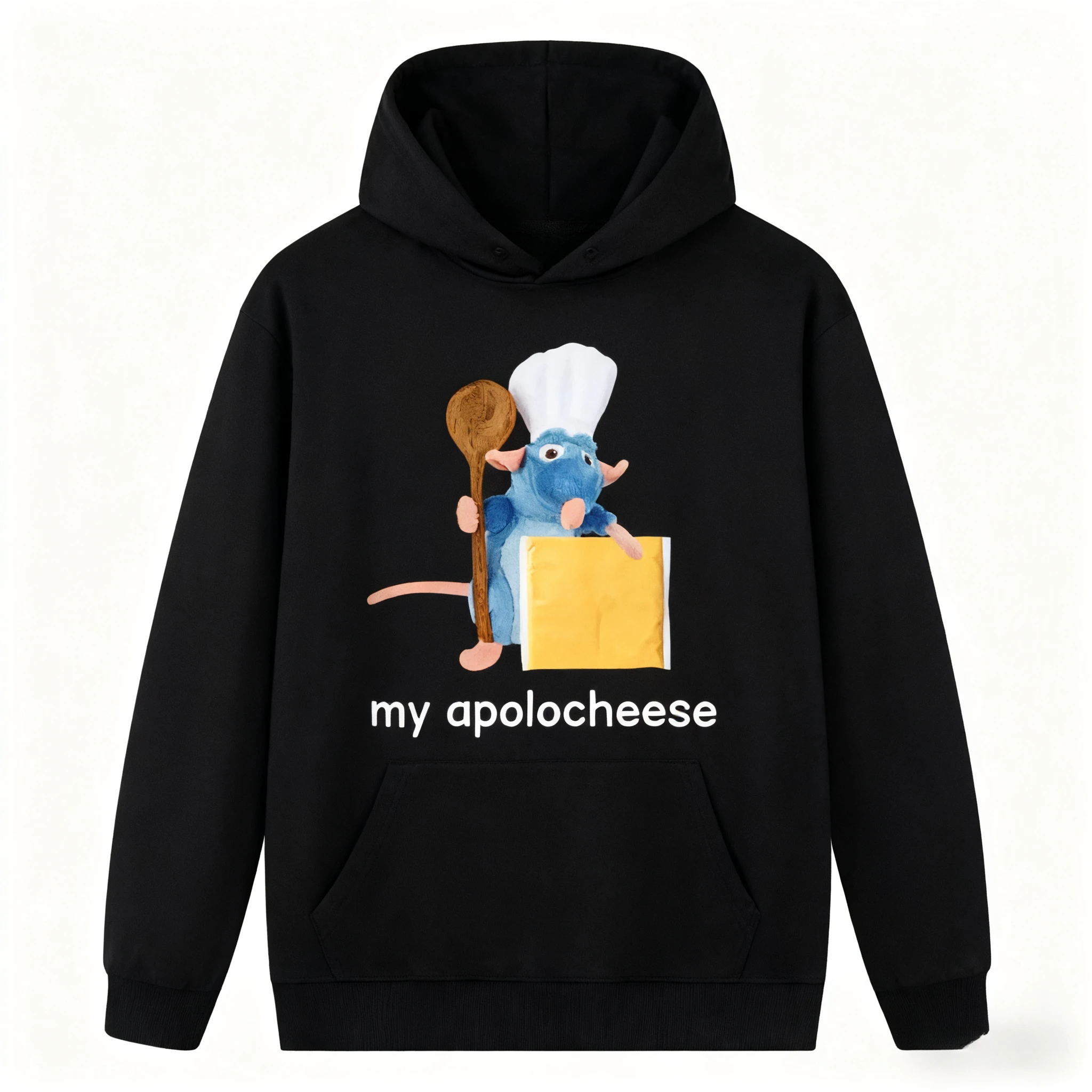 

Осенние и зимние мужские и женские толстовки с графическим принтом Chef Mouse, повседневные свободные брендовые уличные спортивные тренировочные бренды