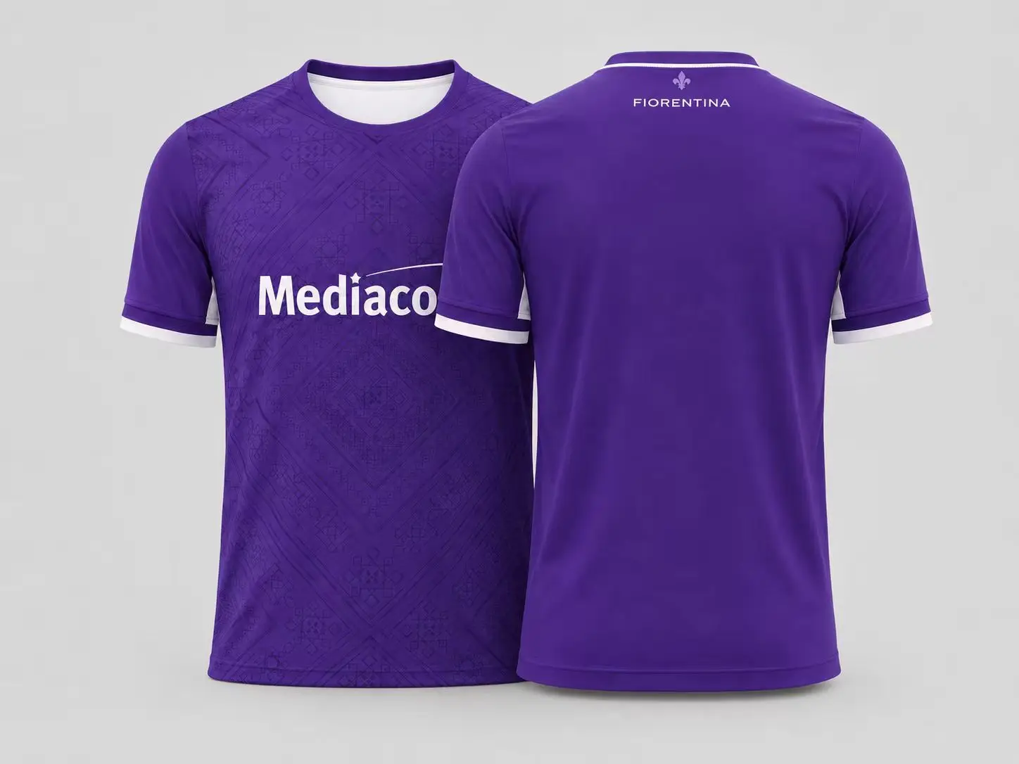 Image of 2026 Fußballtrikot Neu Herren Damen T-Shirt Kinder Eltern-Kind Schnelltrocknend Kurzarm Kinder Fiorentina Fan Trainings-T-Shirt