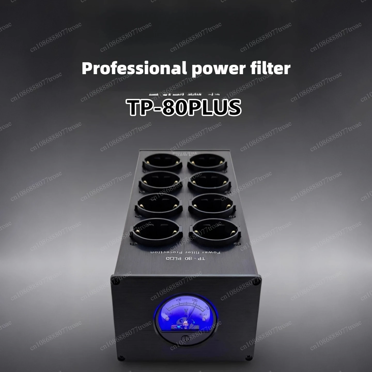 TP80 PLUS HiFi Audio Noise AC Power Filter Conditioner Power Purifier Surge Protection with EU Outlets Power Strip