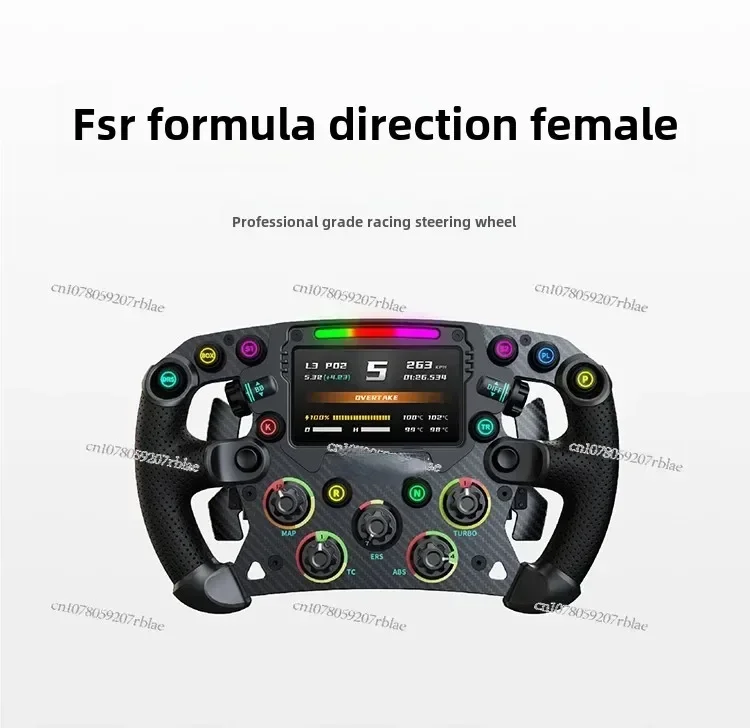 [F1/Gt Disc] Moza Claw Fsr Racing Simulator Gs Game Steering Wheel Force Feedback Carbon Fiber Paddle Equation