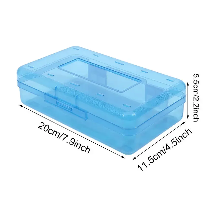 مقلمة اللوازم المدرسية الملونة شفافة منظم قرطاسية حقيبة الجمالية الحافظة DIY مكتب صندوق القلم أطقم أكياس صندوق القلم