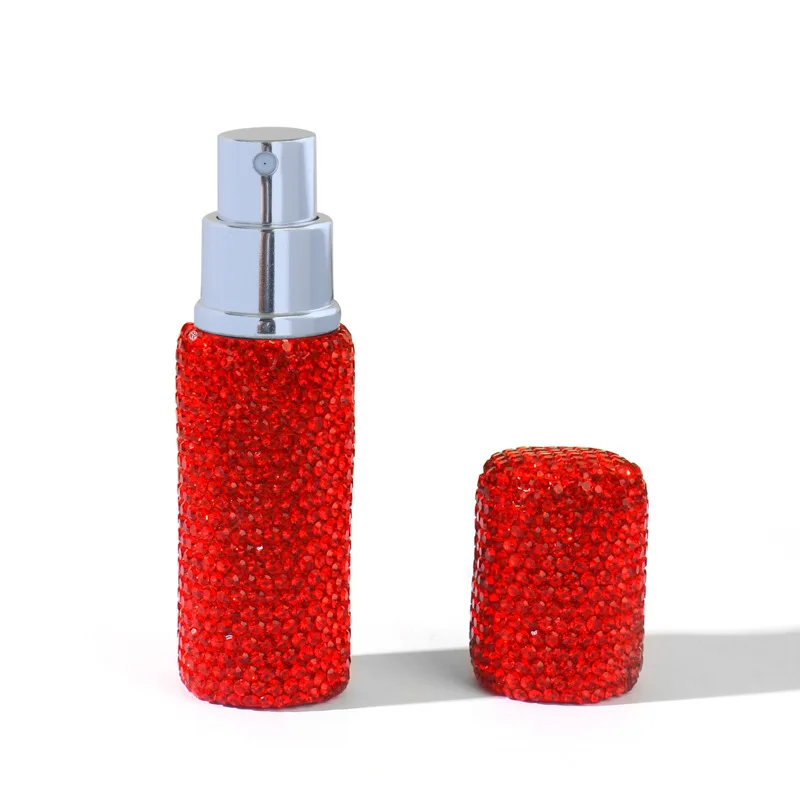 10ml Portable Mini Diamond Refillable Perfume Bottle Spray Pump Empty Cosmetic Containers Atomizer Sample Vials For Travel