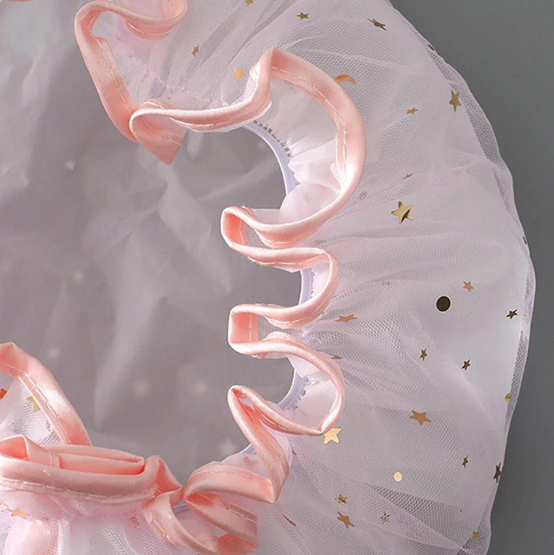 Luxury Women's Reusable Shower Cap Bonnet