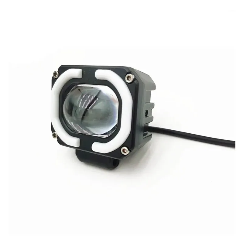 12-60V Motorcycle Headlight Spotlight Fog Lamp 20W High Brightness DRL LED Work Light Waterproof Inspection Light Modified Parts
