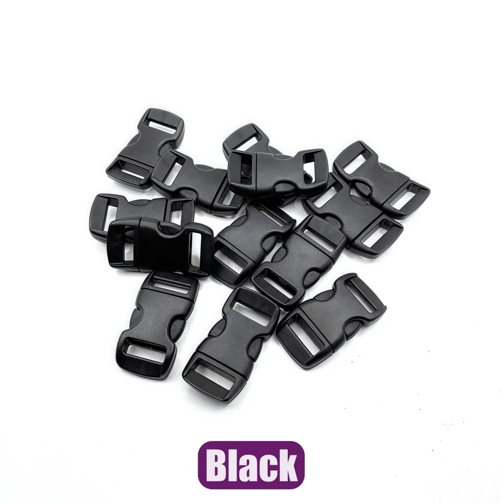 500Pcs Plastic Side Release Buckle for DIY Accessories
