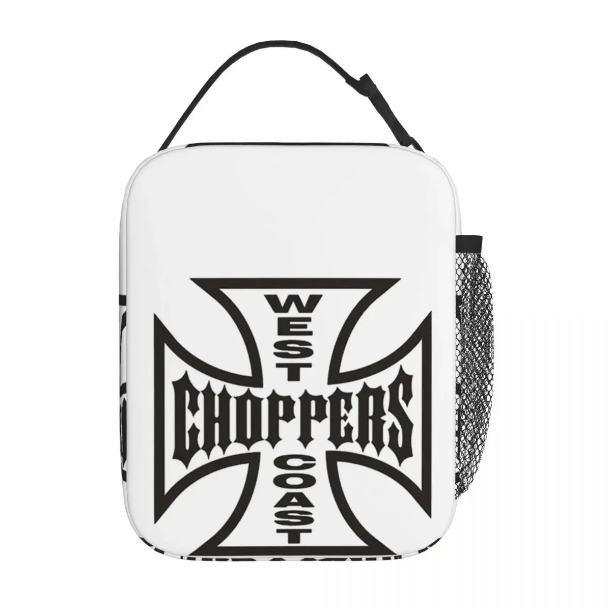 The West CHoPPerS CoaSt Motorcycles Factory Merch Insulated Lunch Bag for Kids School Cooler Thermal Food Box Tote Lunch Boxes