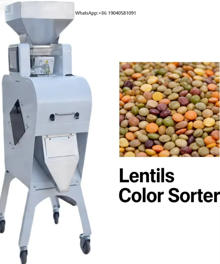 AI-Powered Lentils Color Sorter Machine 32 Channels Lentils Optical Sorting Machine Lentil Color Sorter Machine