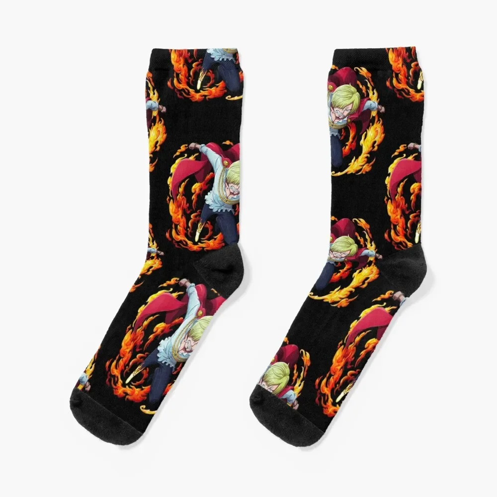 Sanji- Tshirt Socks Wholesale funny sock golf Socks For Man Women's