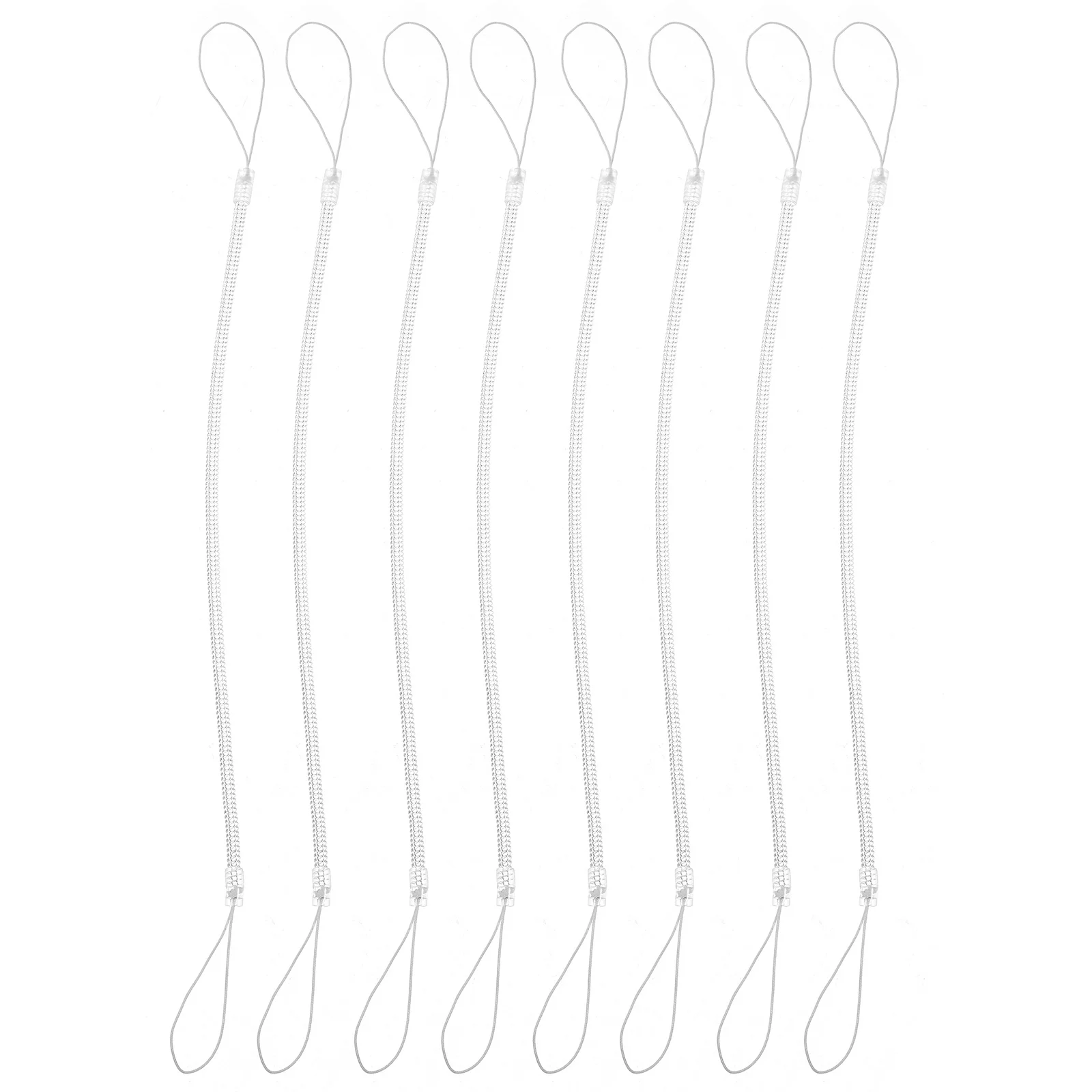 

8pcs Stylus Pen Spring Rope Anti-Lost Lanyard For Phone Keys Flashlight Retractable Cord Touchscreen Pen Holder Wrist Strap