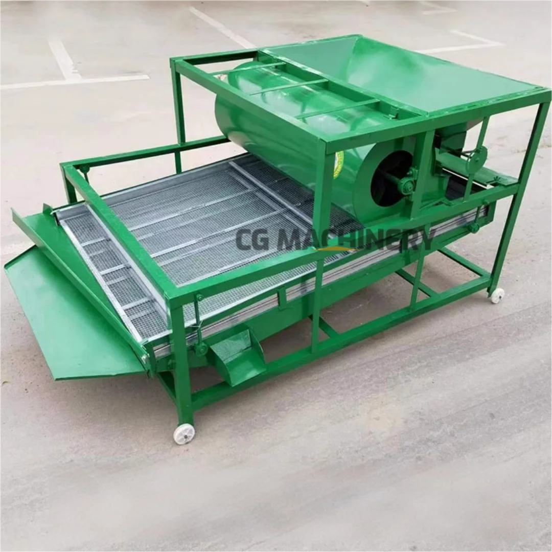 

Vibrating Screening Grain Cleaner Machine for Wheat Corn Soybean Sorghum Rice Impurity Removal Farm Applicable Motor Core