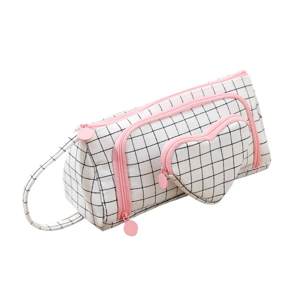 

Love Large Capacity Pencil Case Detachable Pen Pouch Stationary Pen Storage Bag Portable Durable Korean Pen Pencil Bag