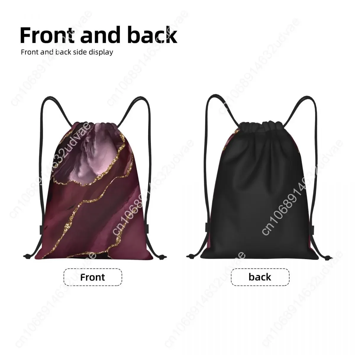 Personalized Yoga Backpack for Men and Women, Bergamo Sports Bag, Gym Backpack, Proximity Backpack, Brown Bor