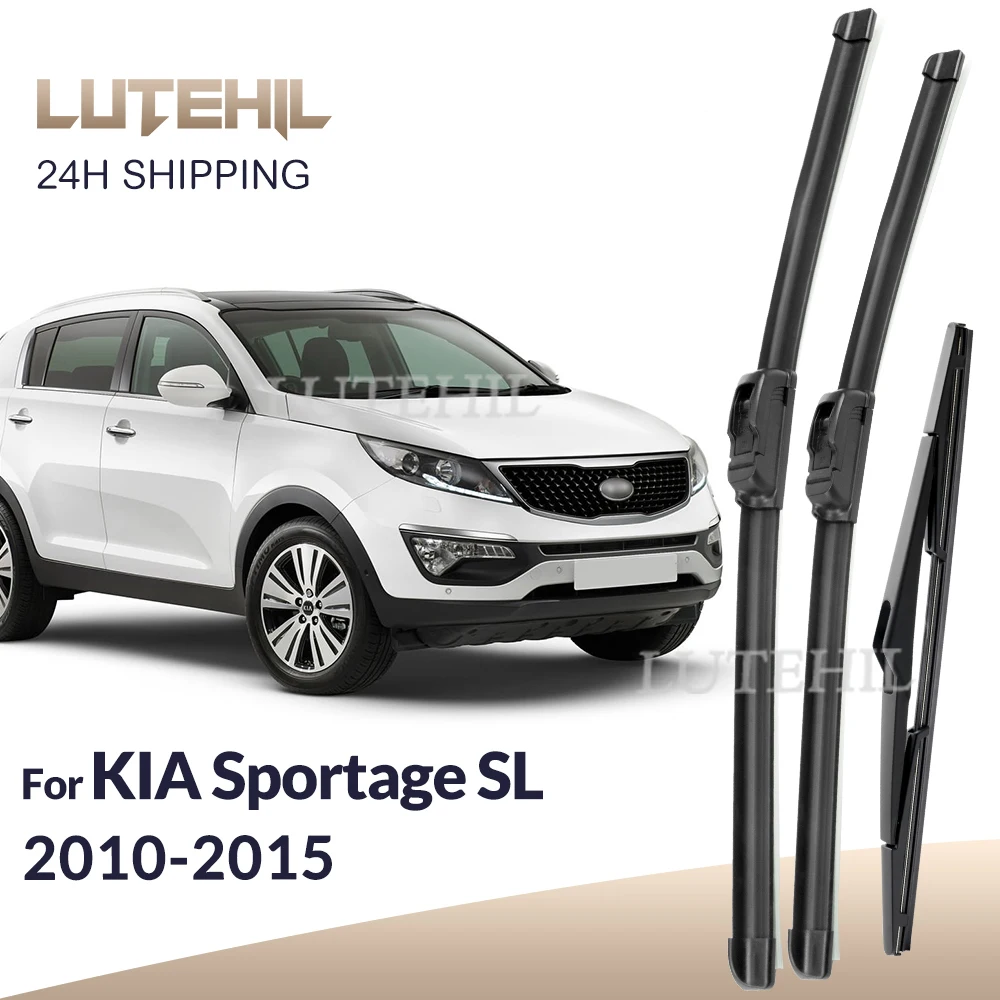 For KIA Sportage SL 2010-2015 2011 2012 2013 2014 Wiper Front & Rear Wiper Blades Windshield Windscreen Window Brushes 24