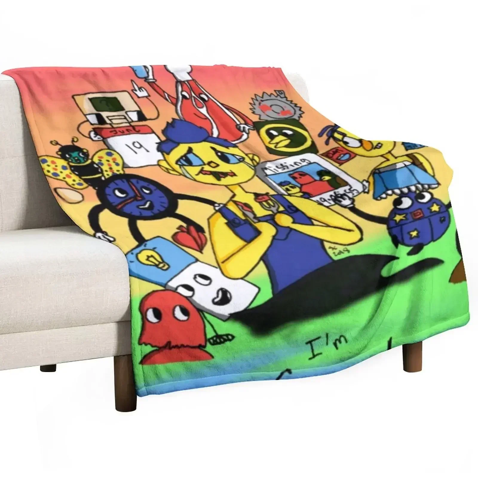 Dont hug me. I'm scared Throw Blanket Sofa Quilt Winter beds Stuffeds Warm Luxury St Sofa Blankets