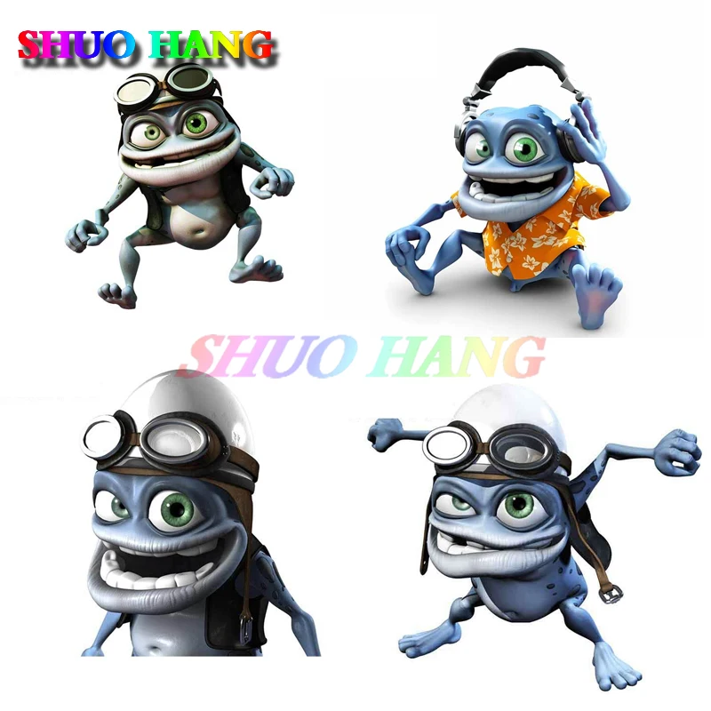 

Funny Crazy Frog Anime Car Sticker Vinyl JDM Bumper Trunk Truck Auto Parts Motorcycle Helmet Fashion Decal PVC